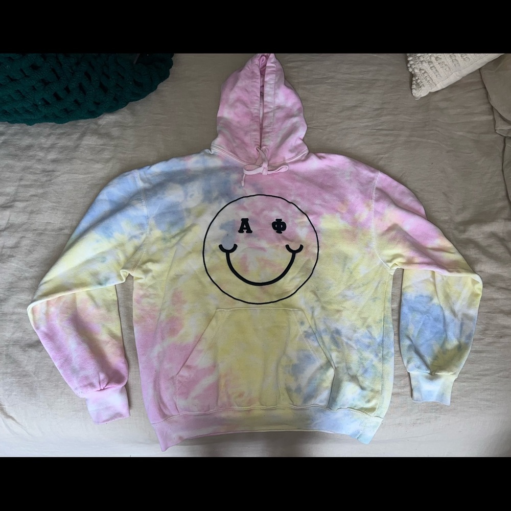 Alpha Phi Tie Dye Hoodie